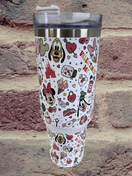 40oz Finished Valentine Tumblers