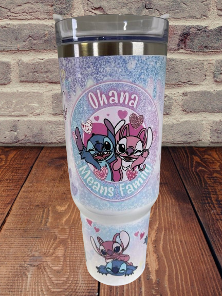 40oz Finished Valentine Tumblers