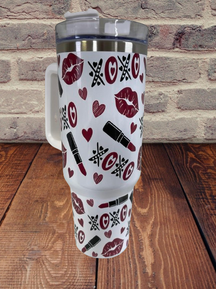40oz Finished Valentine Tumblers