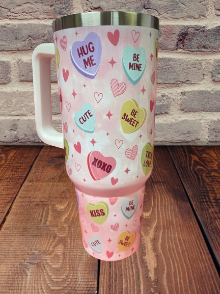 40oz Finished Valentine Tumblers
