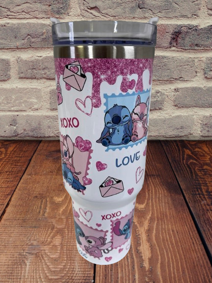 40oz Finished Valentine Tumblers