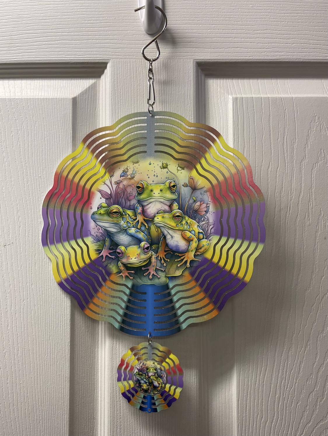 Blank/ Wind Spinner 8" and 10" Aluminum Round & Flower Db sided
