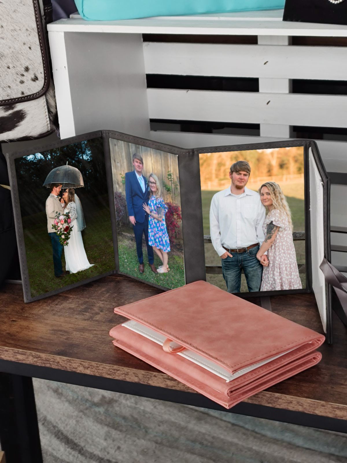 Personalized Leather Photo Book