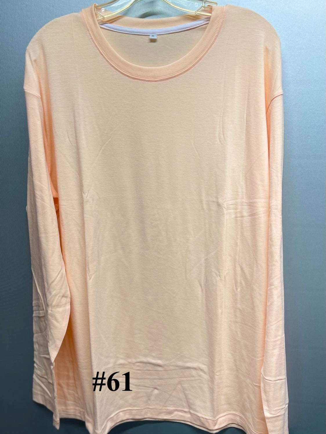 Apparel Adult /Long Sleeve True To SIZE Colored T-Shirt