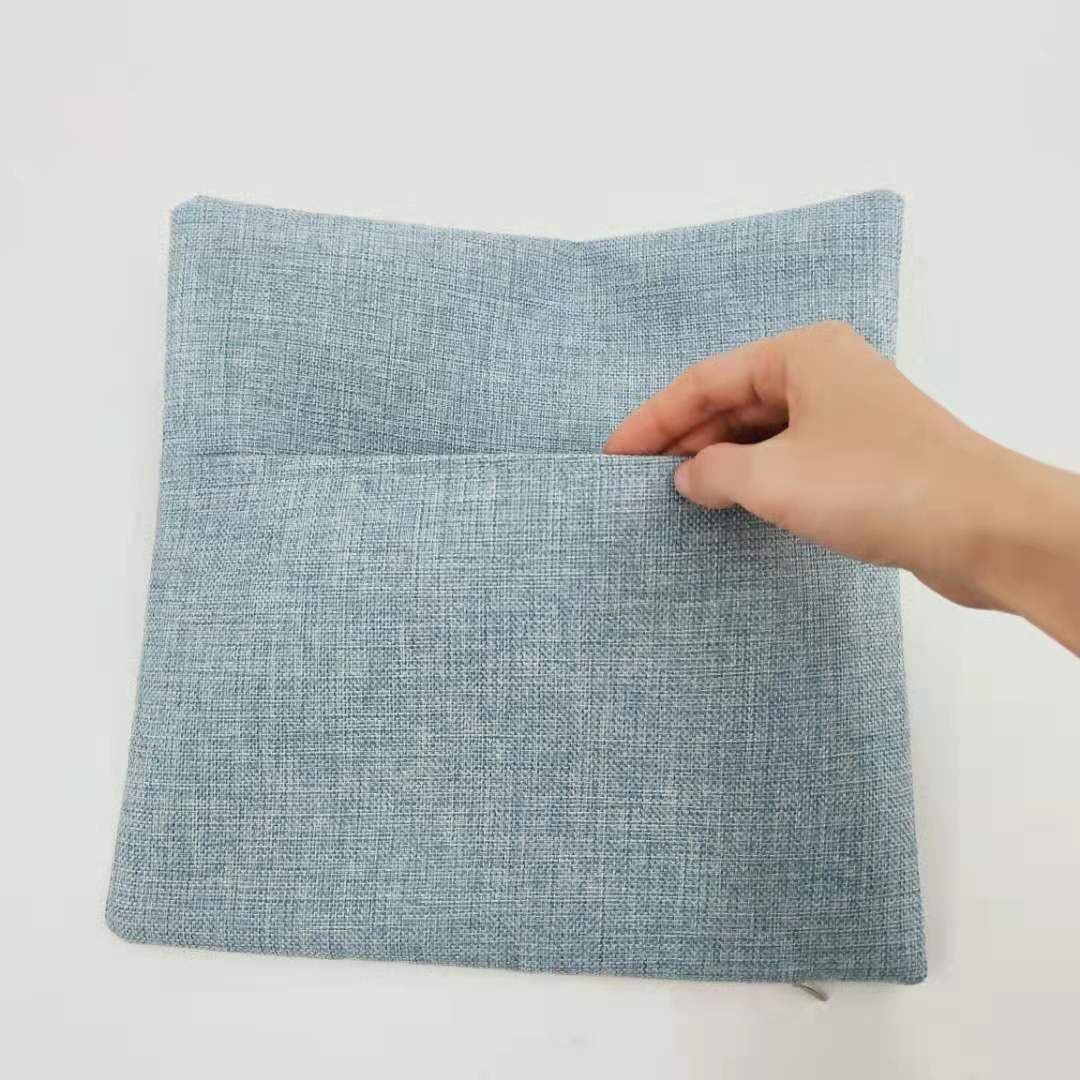 Linen/Pocket Pillow/ Blank Story Book Pocket Pillow 11.75" x 11.75"