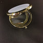 Compact Mirror  (Round) Golden gold