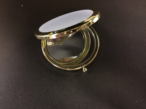 Compact Mirror (Round) Golden gold