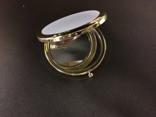 Compact Mirror  (Round) Golden gold