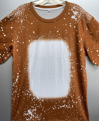 Apparel/Adult Faux Bleached solid color Short SLEEVE TRUE TO SIZE