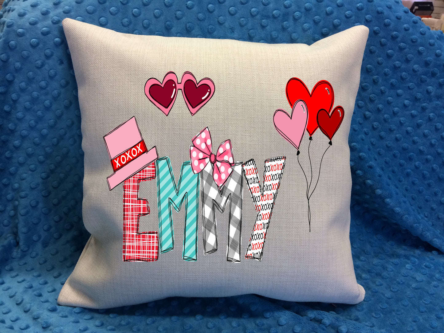 Pillow Cover-Sublimation Blank 10" x 10" White pillow Covers (Worry Pillows)