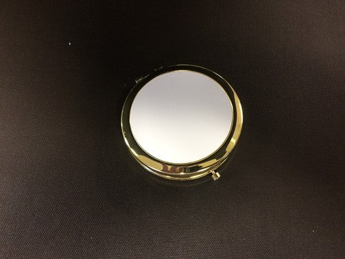 Compact Mirror (Round) Golden gold
