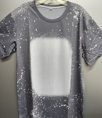 Apparel/Adult Faux Bleached solid color Short SLEEVE TRUE TO SIZE