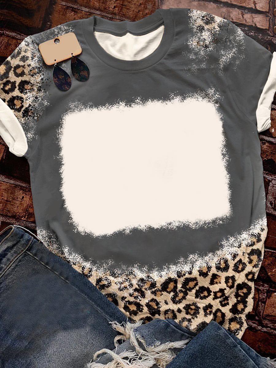 #15 Apparel/ Kids/Adult Sublimation Faux Bleached T-Shirts