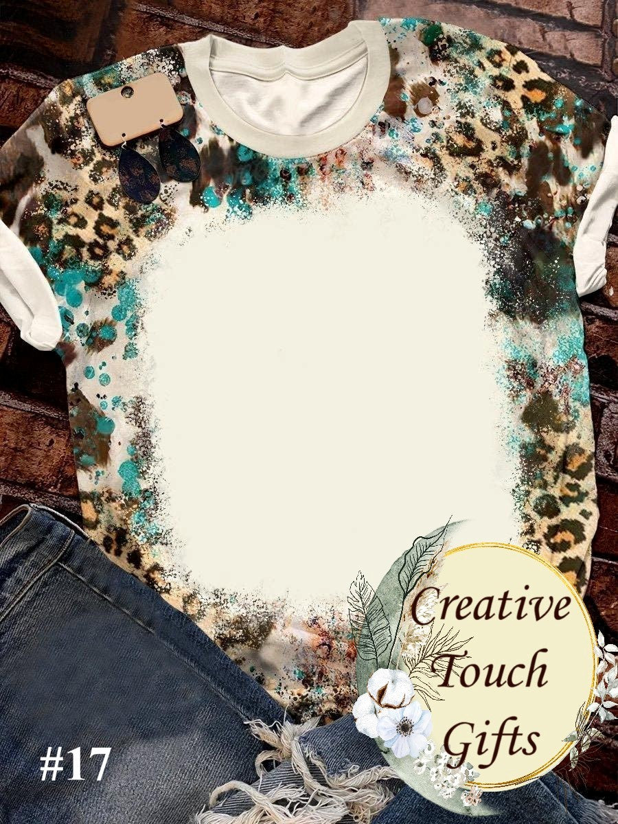 #17 Apparel/ Kids/Adult Sublimation Faux Bleached TShirts