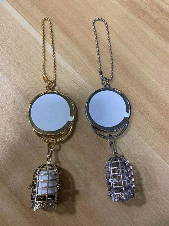 Ornaments/Christmas / Bird Cage/Car Hanger SILVER