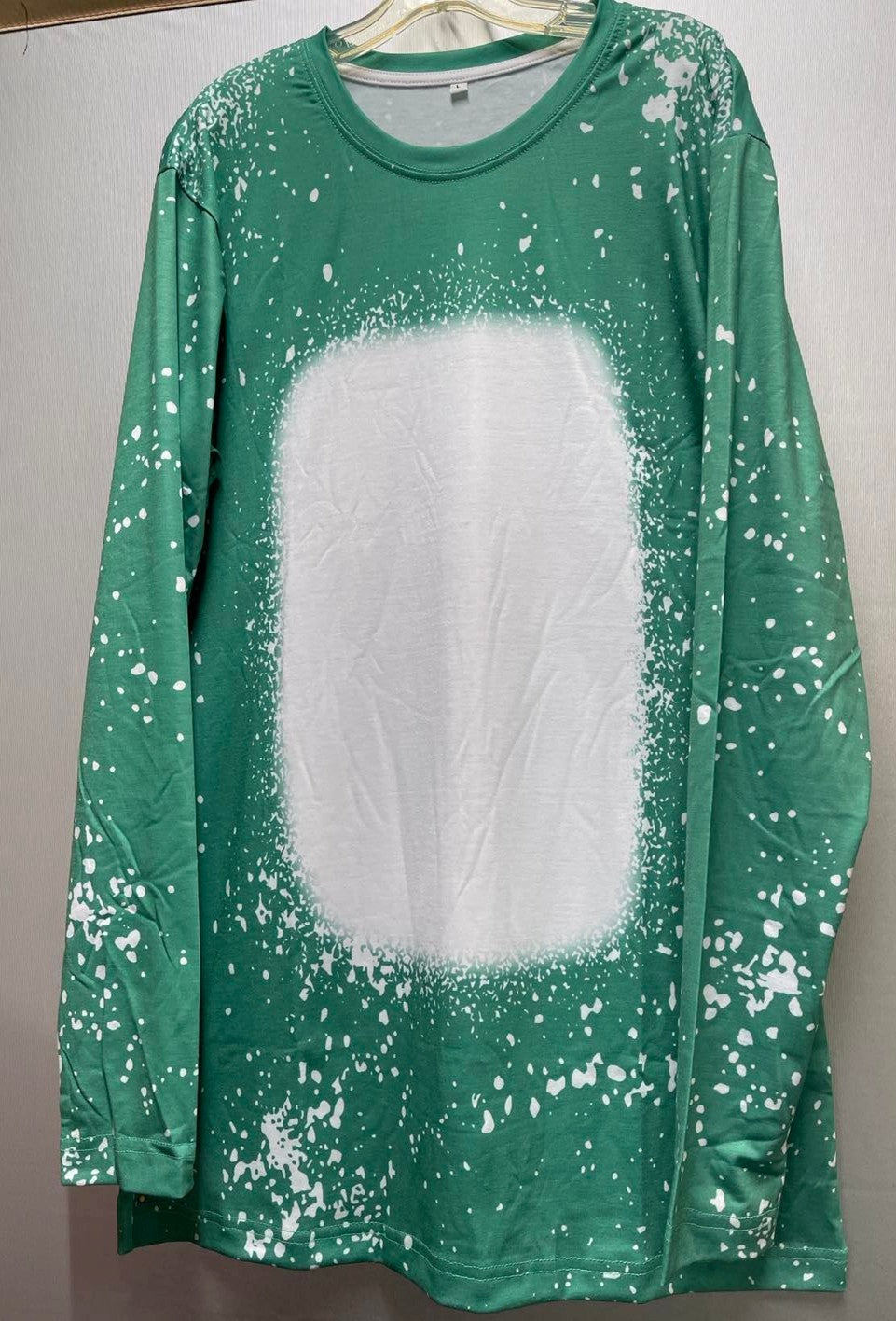 Apparel/ Kids/Adult Faux Bleached solid color LONG SLEEVE TRUE TO SIZE