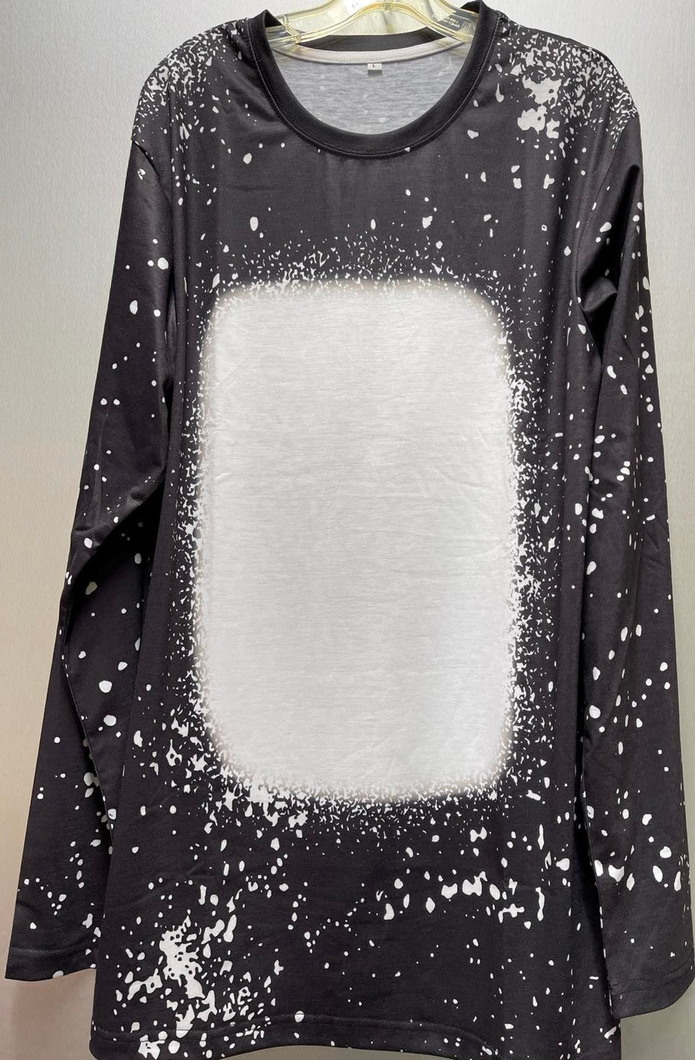 Apparel/ Kids/Adult Faux Bleached solid color LONG SLEEVE TRUE TO SIZE