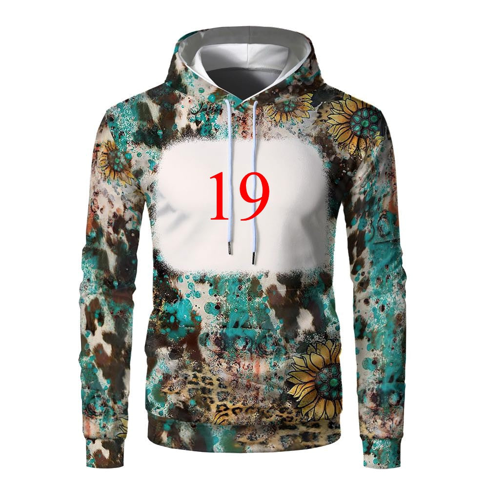 Apparel/ Adult Sublimation Faux Bleached Hoodies and Kids