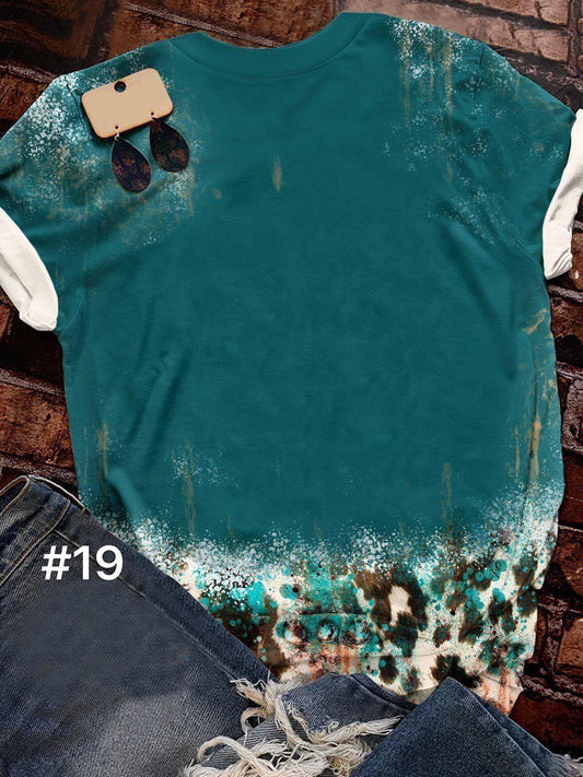 #19 Apparel/ Kids/Adult Sublimation Faux Bleached TShirts