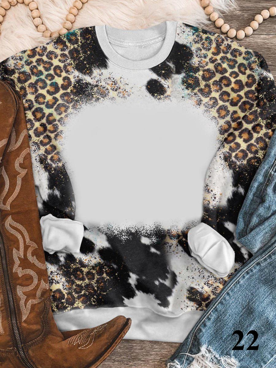 ADULT SWEATSHIRTS Bleached Design #22