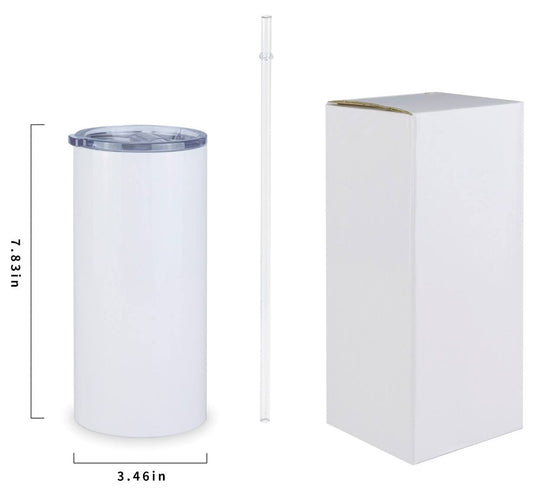 Tumblers/22oz Sublimation fatty straight tumbler comes with shrink wrap