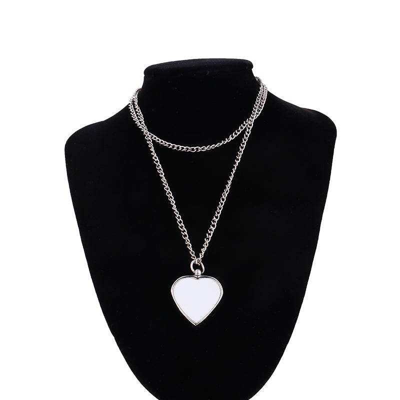 Jewerly/Sublimation Heart Memory Urn Necklace /Heart Cremation Pendants Necklace