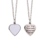 Jewerly/Sublimation Heart Memory Urn Necklace /Heart Cremation Pendants Necklace