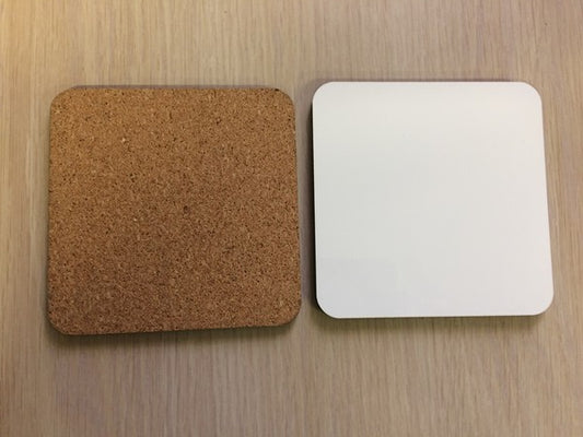 Coasters-Sublimation Blank Hardboard Coaster -  Not quite  4"Square priced as ea.
