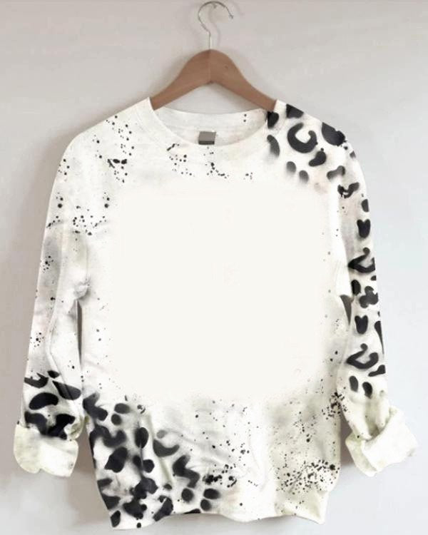 ADULT SWEATSHIRTS Bleached Design Sweatshirts #33