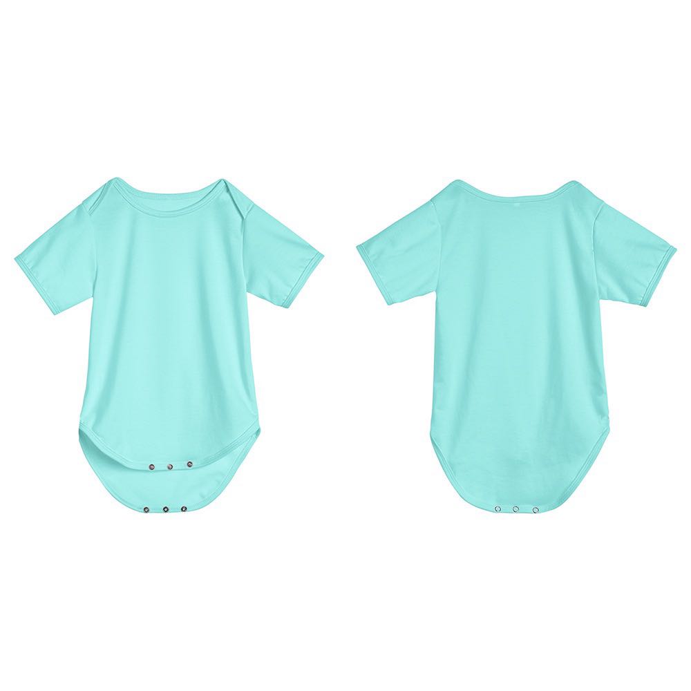 Baby Short Sleeve Colored Onesie –for Sublimation
