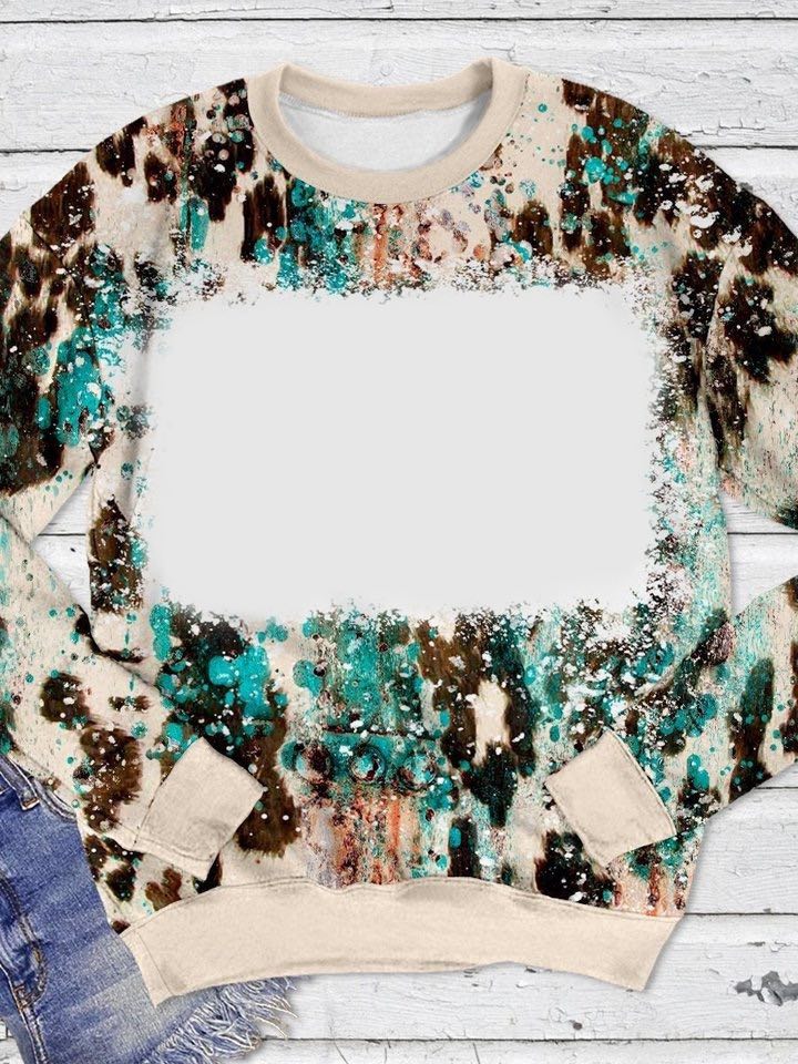 ADULT SWEATSHIRTS Bleached Design #36