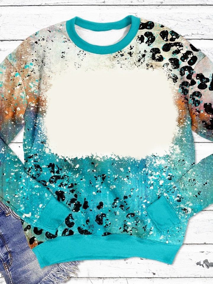 ADULT SWEATSHIRTS Bleached Design #44