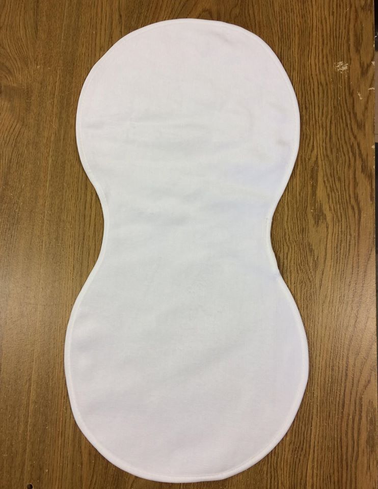 Baby-Peanut Shape Baby Burp Cloth Sublimation