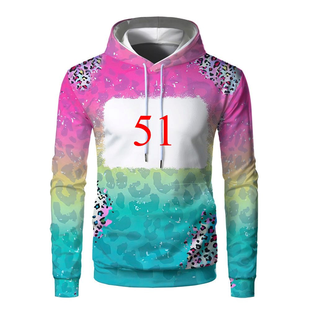 Apparel/ Adult Sublimation Faux Bleached Hoodies and Kids