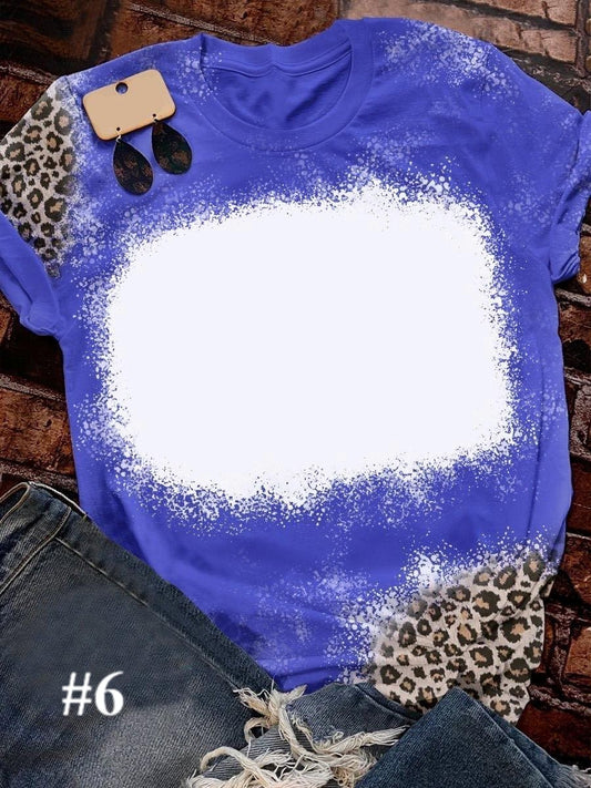 #6 Apparel/ Adult Sublimation Faux Bleached TShirts