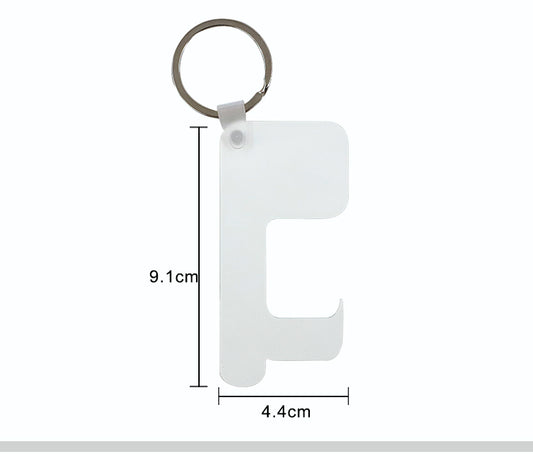 Key Chain -Blank  Germ Free Door Pull and Key Chain