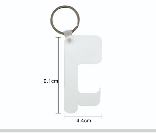 Key Chain -Blank Germ Free Door Pull and Key Chain