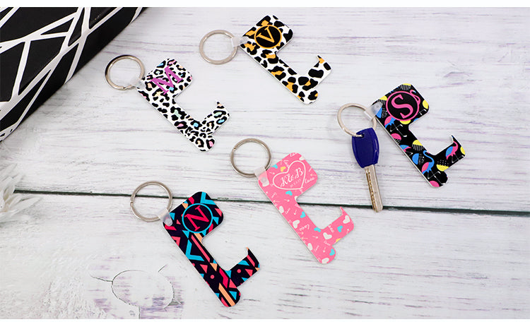 Key Chain -Blank Germ Free Door Pull and Key Chain