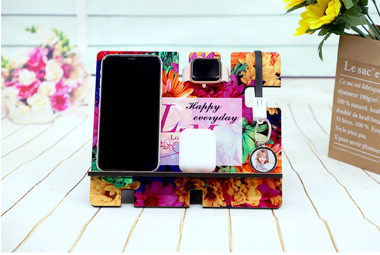 MDF Phone stand/Docking station Large