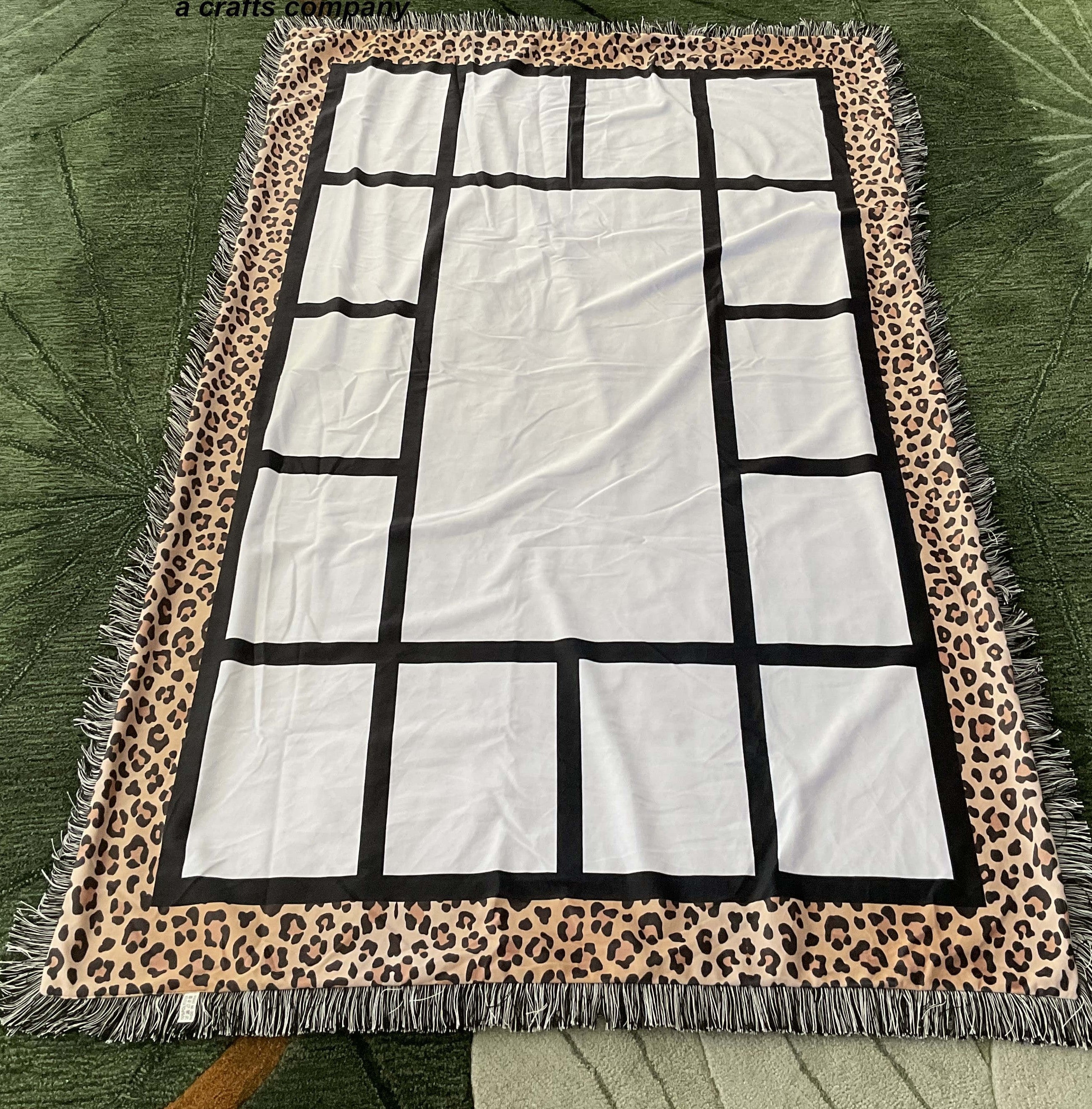 Photo Blank/9 Panel Sublimation Photo Blanket/Leopard – Creative Touch  Gifts Inc.