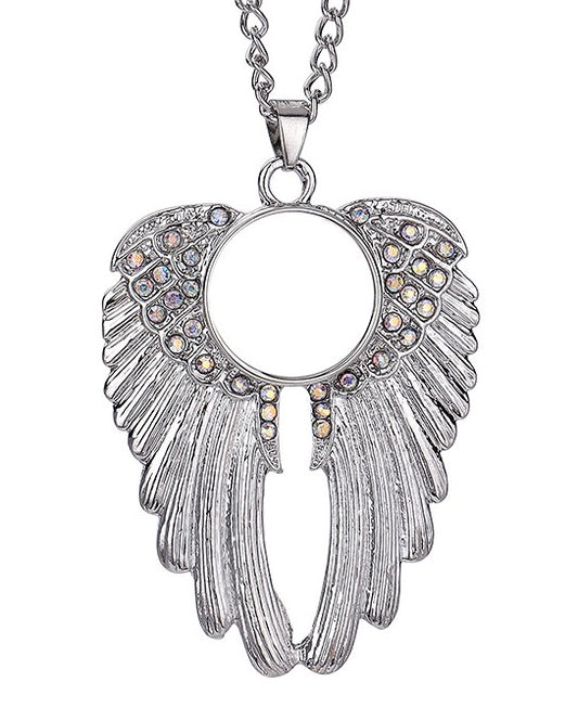 Jewerly/ Snap Necklace Angel Wing