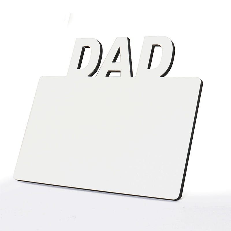 MDF Wood Photo Frame 7"x5.90" Dad