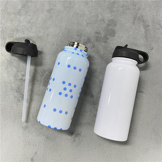 Tumblers/Drink Ware/32oz Sublimation double walled Stainless Steel blanks sublimation water bottle