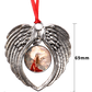 Ornament-Sublimation Angel Wing Ornament  Oval And Round/Single sided