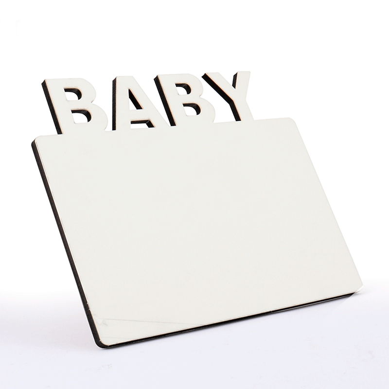 MDF Wood Photo Frame 7"x5.90" Baby