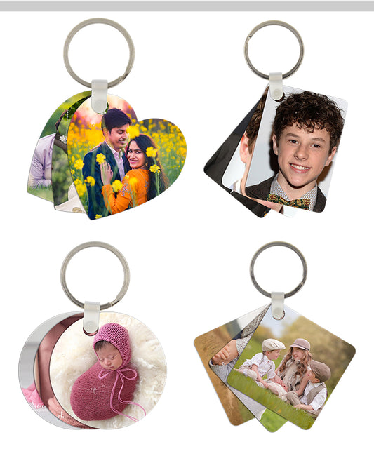 Key Chain /Different Shape with Three Plastic Inserts
