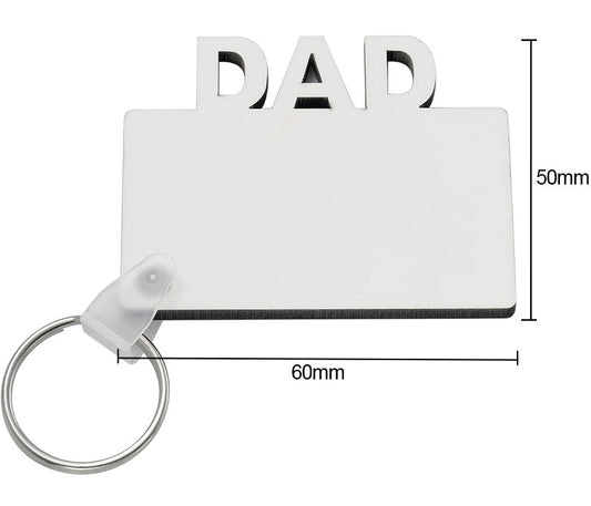 Fathers Day/Key Chain MDF Dad