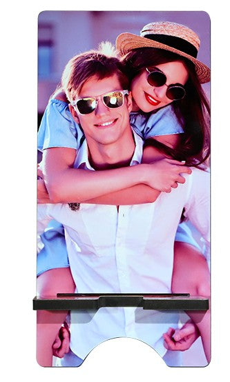 MDF Photo Panel Phone Stand White Blank