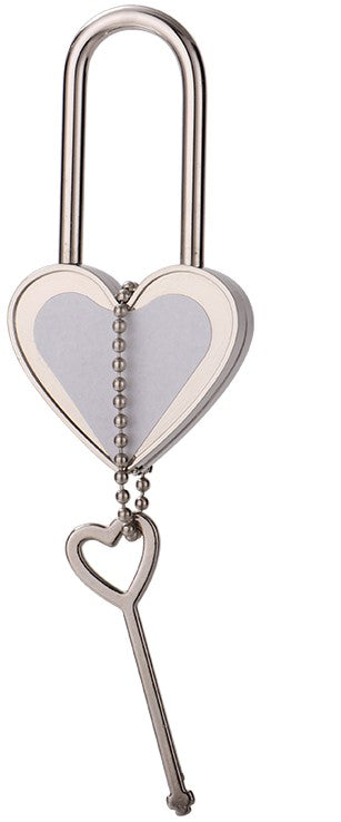 Jewerly/ Valentines Day Heart Shape Printing Metal Lock