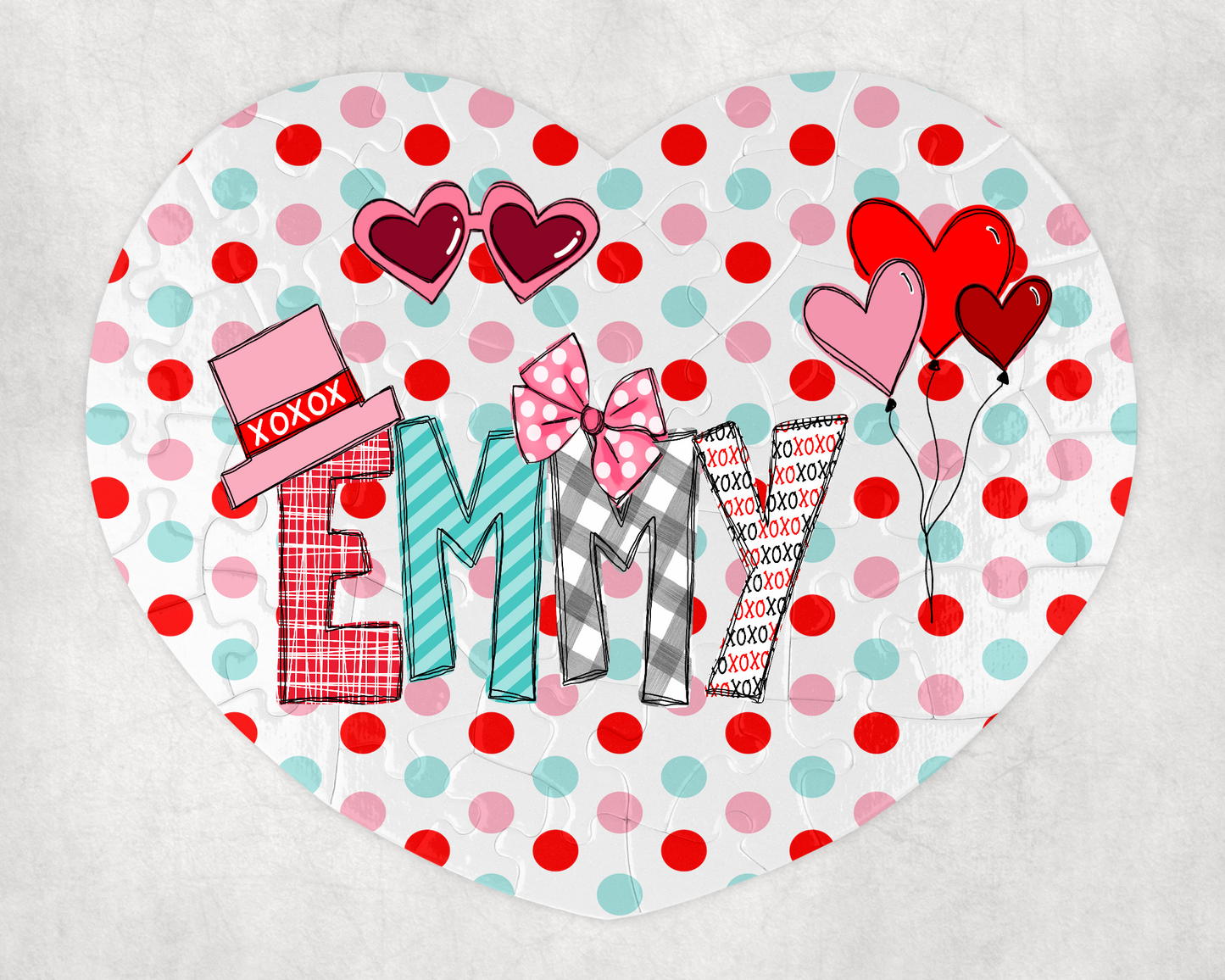 Sublimation MAGNETIC Heart Puzzle 52 pcs.